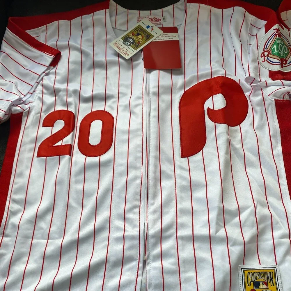 PHILADELPHIA PHILLIES MIKE SCHMIDT Men's JERSEY M,L,XL,2X by Mitchell & Ness - Picture 3 of 6